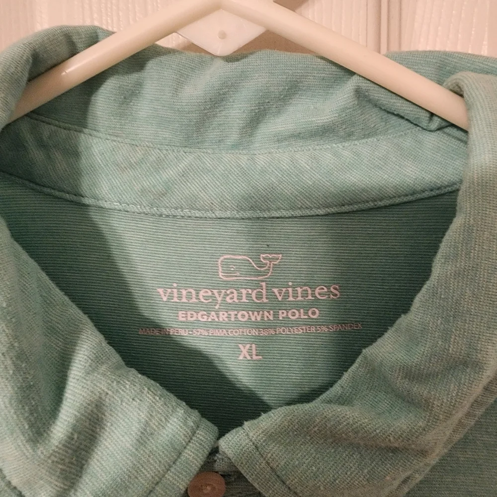 Men's Vineyard Vines Polo Xl Light Blue - Picture 2 of 12